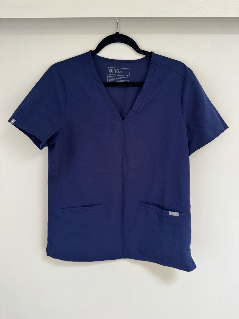 Women's Navy Casma Scrub Top™ - Scrub Top - M / Navy